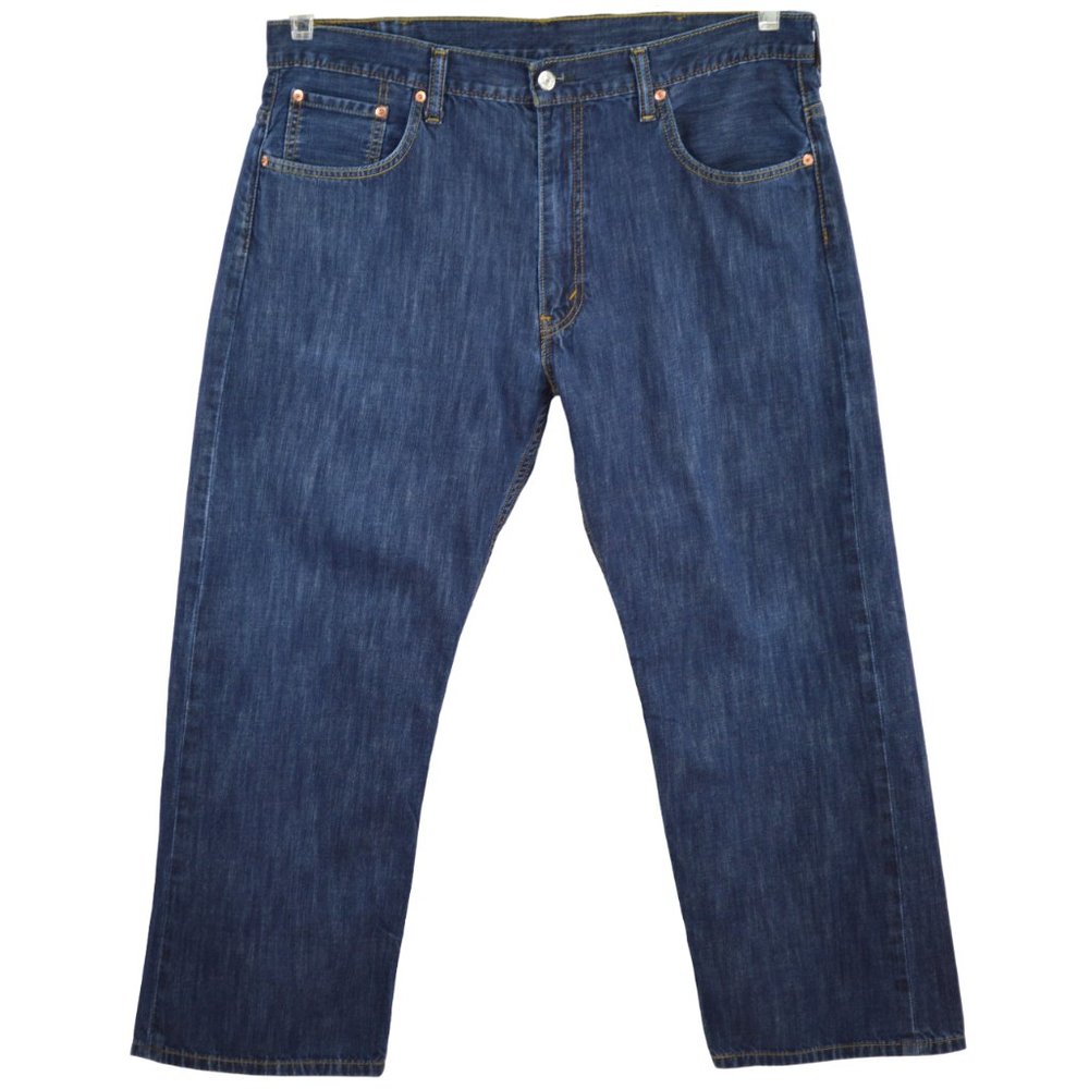 LEVI'S 569 Jeans Size 38 x 27 Dark Wash Denim Straight Leg Bootcut